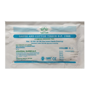 Agarwals Premium Sterile Combine Dressing Surgical Pads 10cm x 20cm