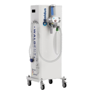 Baldus Analog -70 Oxygen-Nitrous Oxide Mixer Sedation Unit with Encased Cart