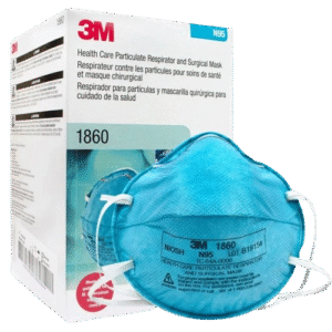 3M 1860 N95 Mask NIOSH Approved (Pack of 20)