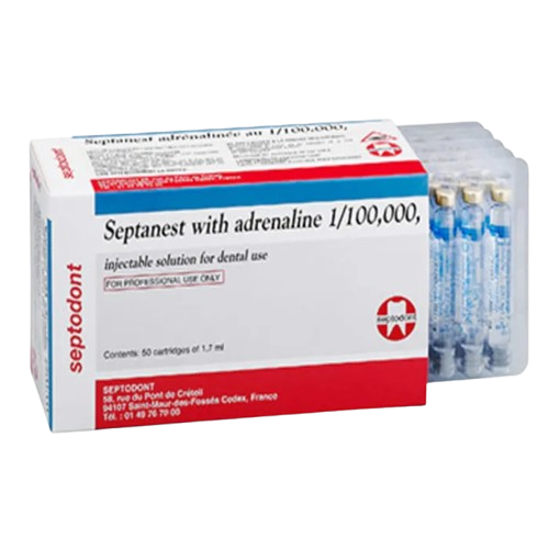 Septodont Septanest 4% Articaine With 1:100,000 Epinephrine